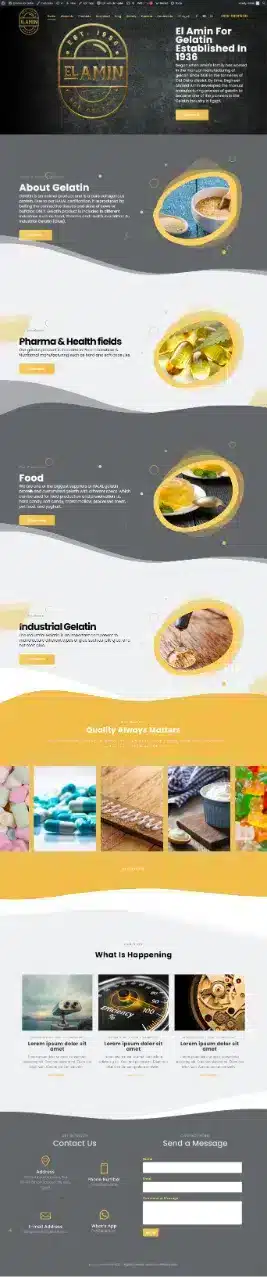 web site design Gelatin
