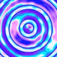 Colorful concentric circular wave pattern